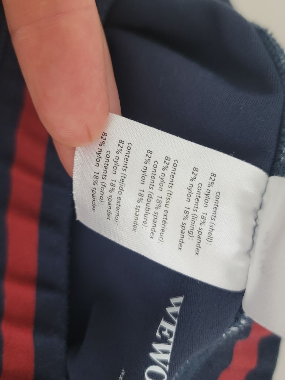 WeWoreWhat Mini Skirt Blue Red Size M - Picture 9 of 9